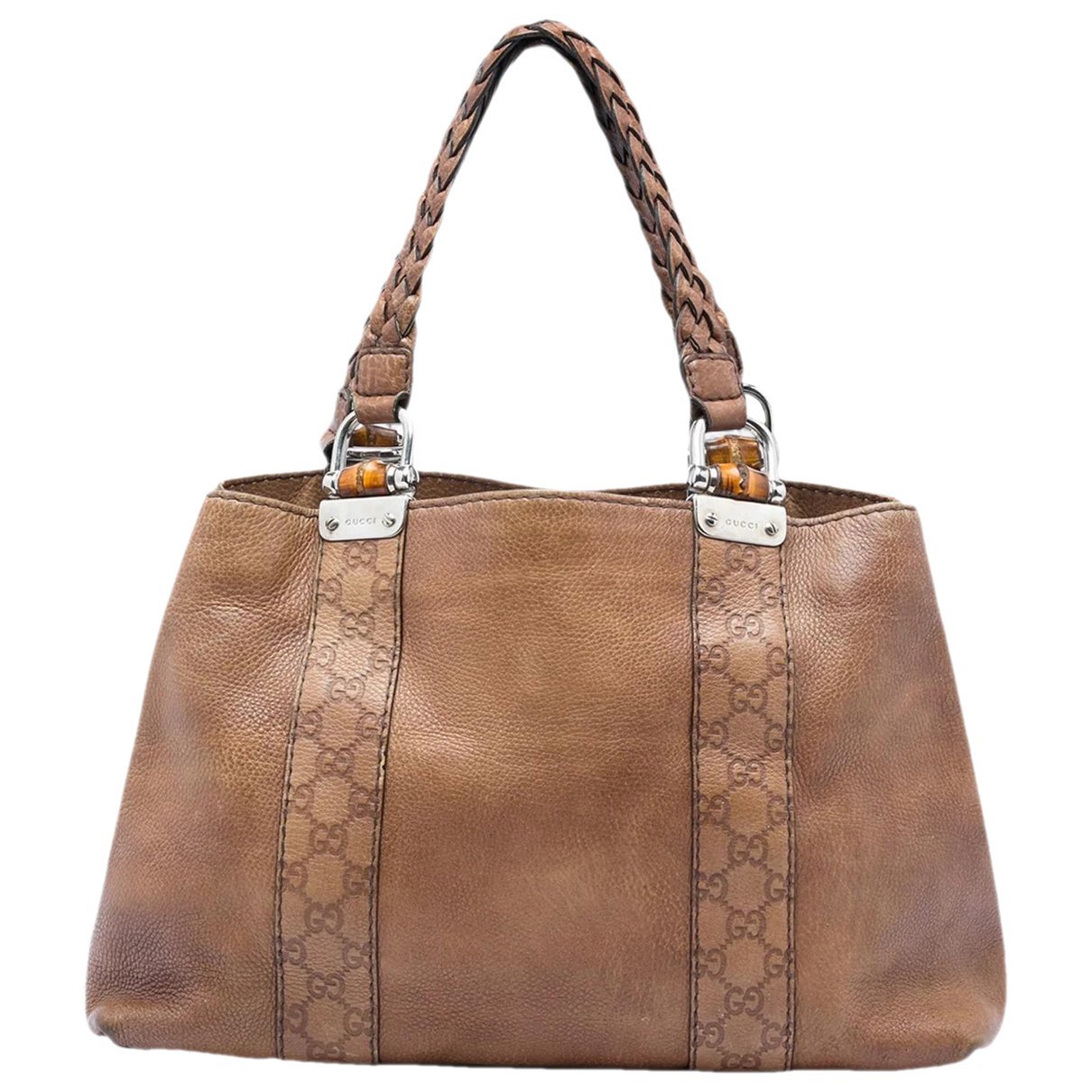 Bamboo leather tote