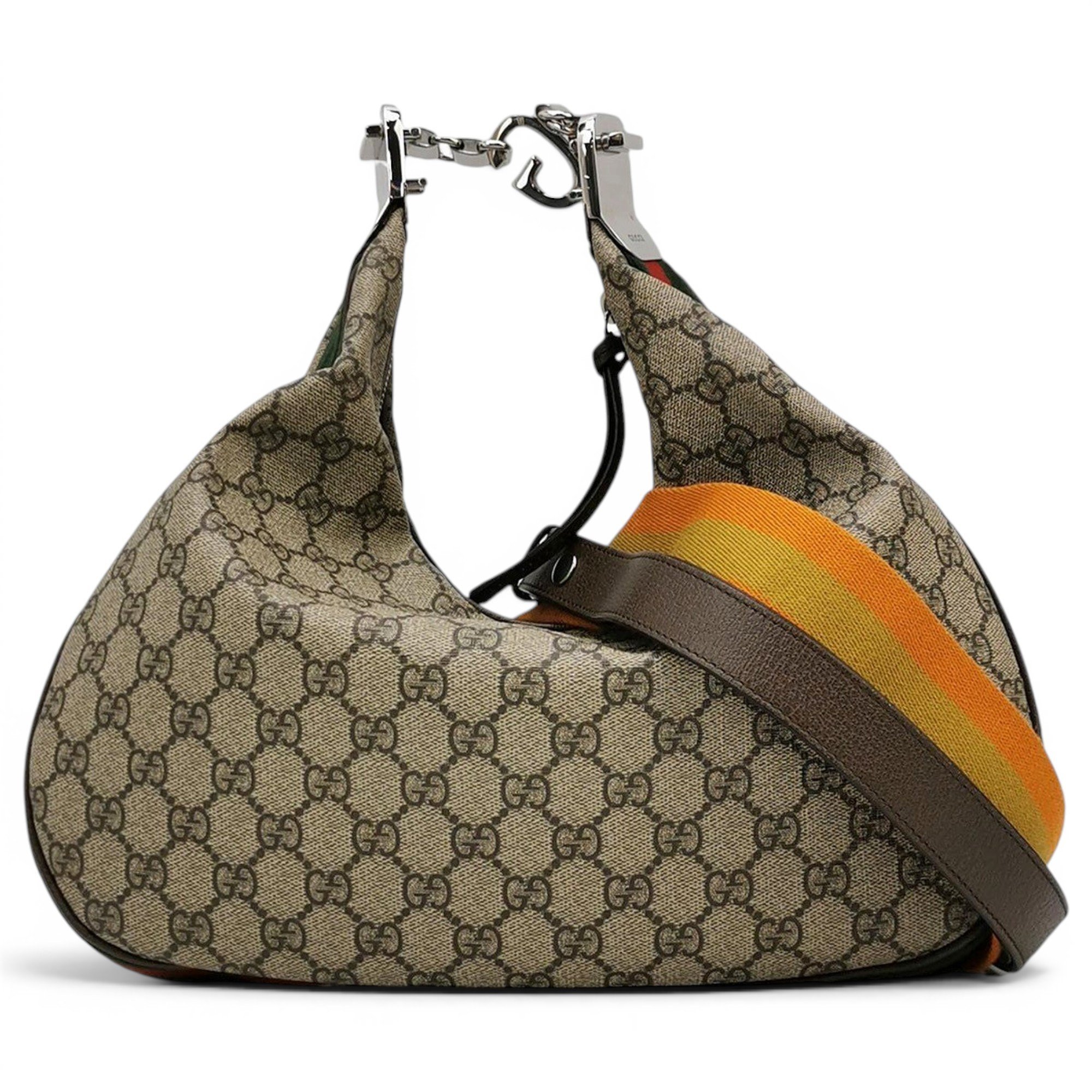 Attache leather tote