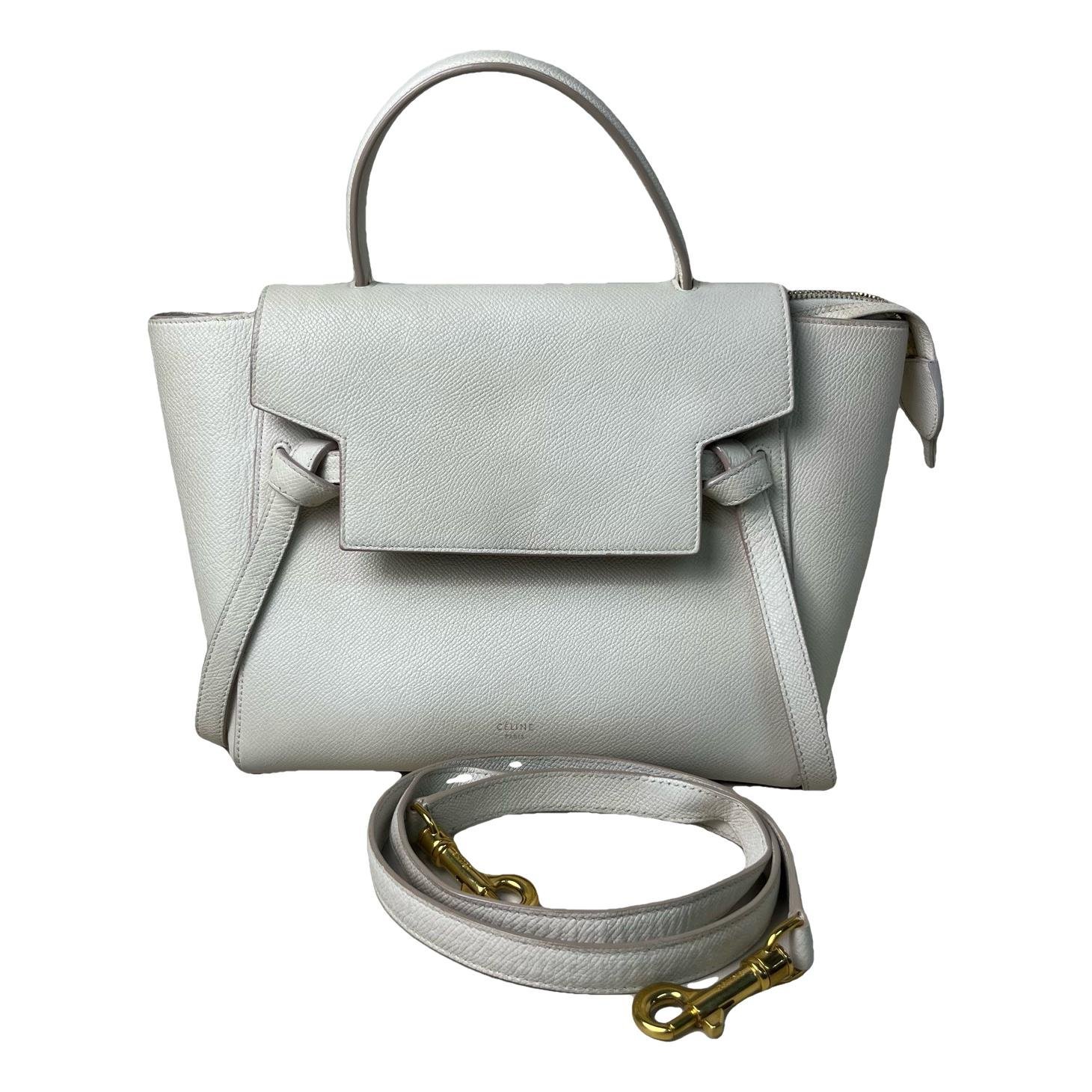 Belt leather handbag