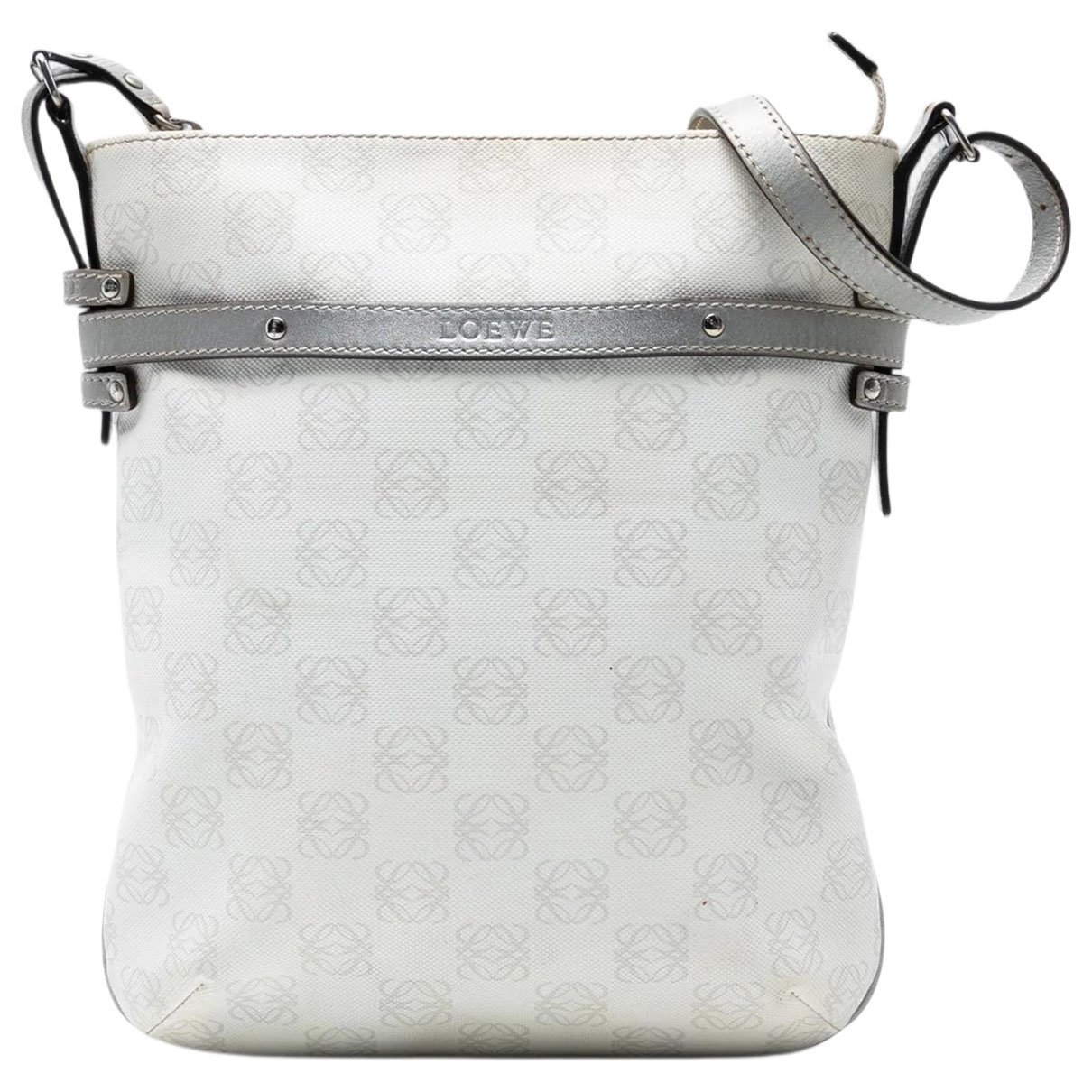 Anagram cloth crossbody bag