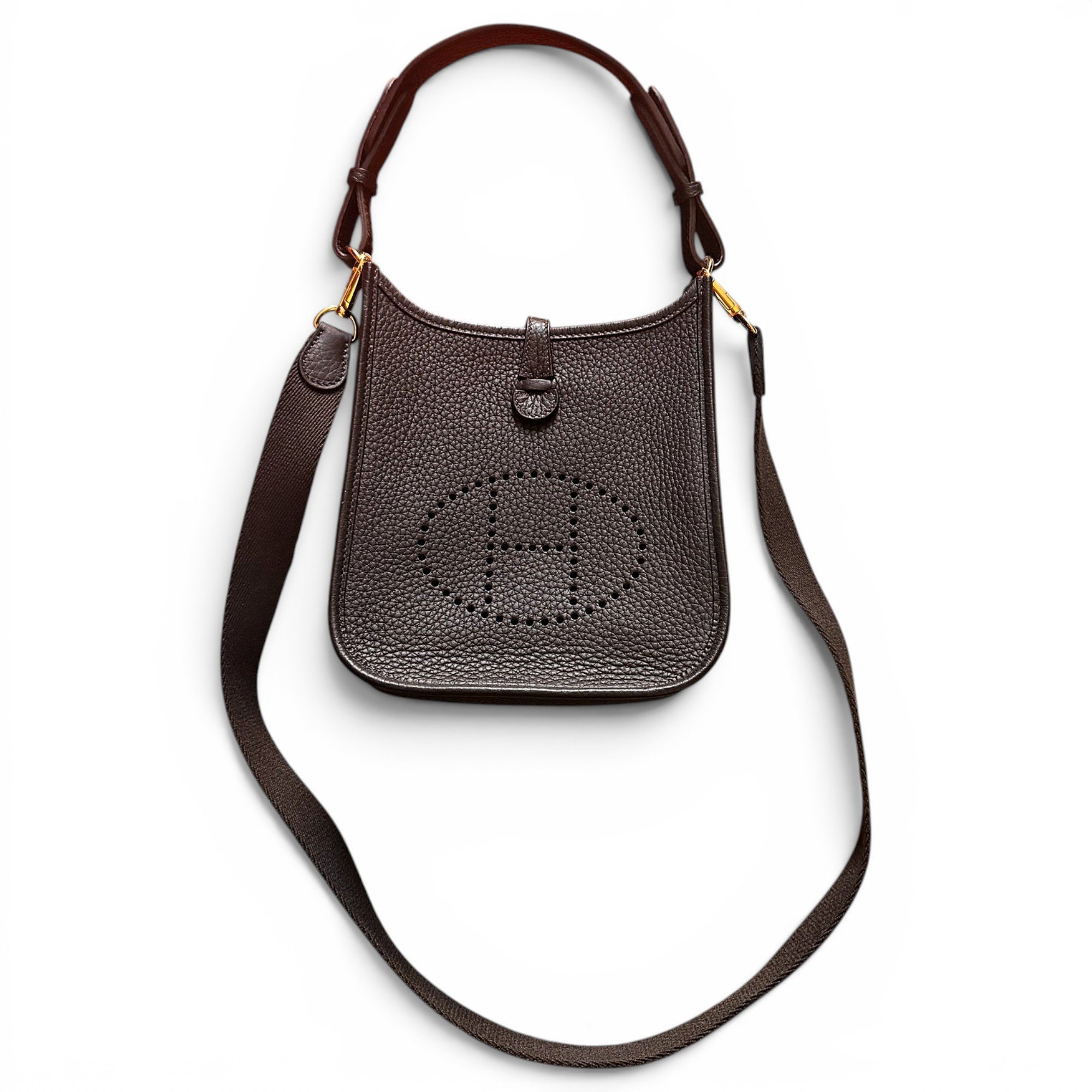 Mini Evelyne leather handbag