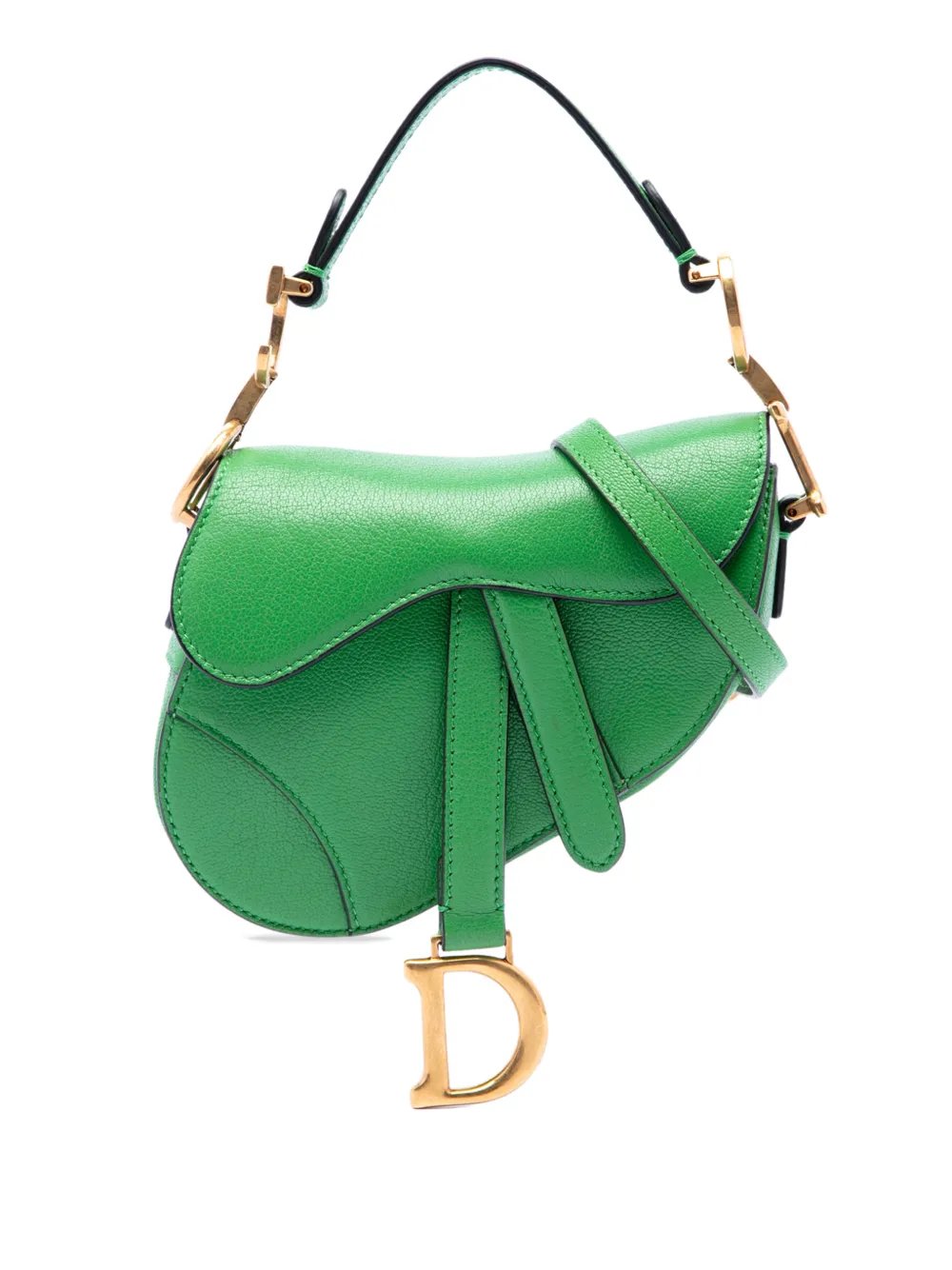 2022 Micro Goatskin Saddle Bag satchel