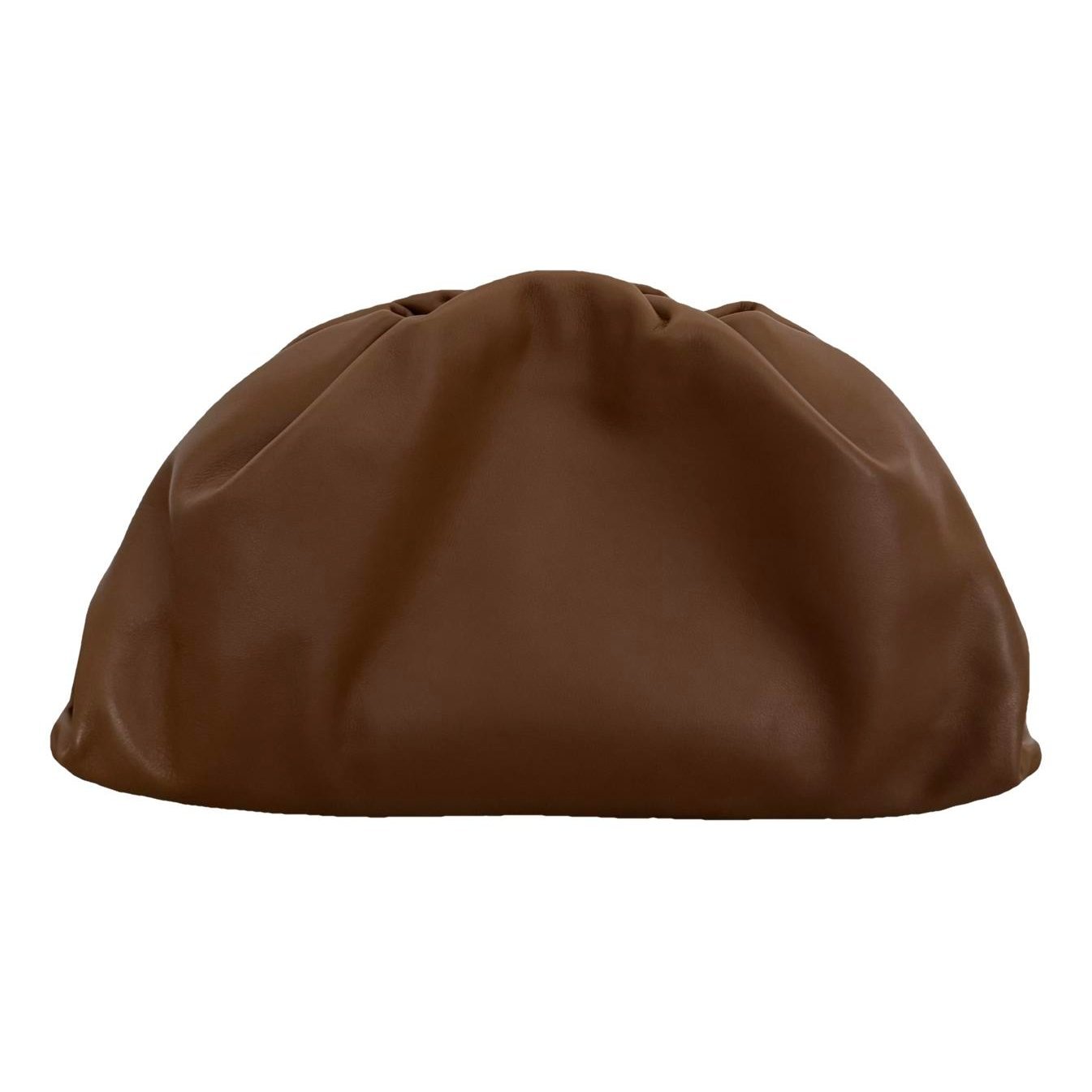 Pouch leather clutch bag