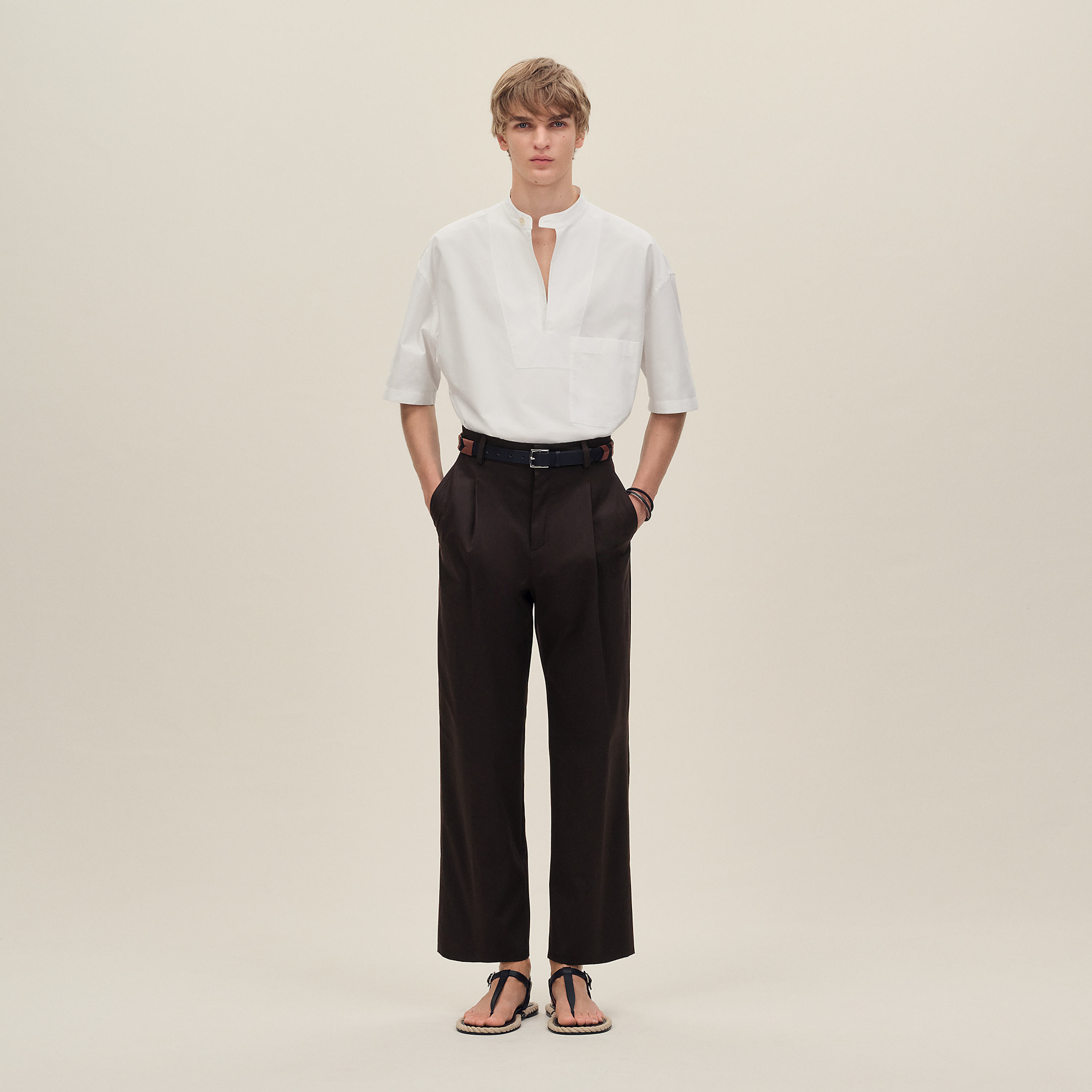 Pleated Palerme pants