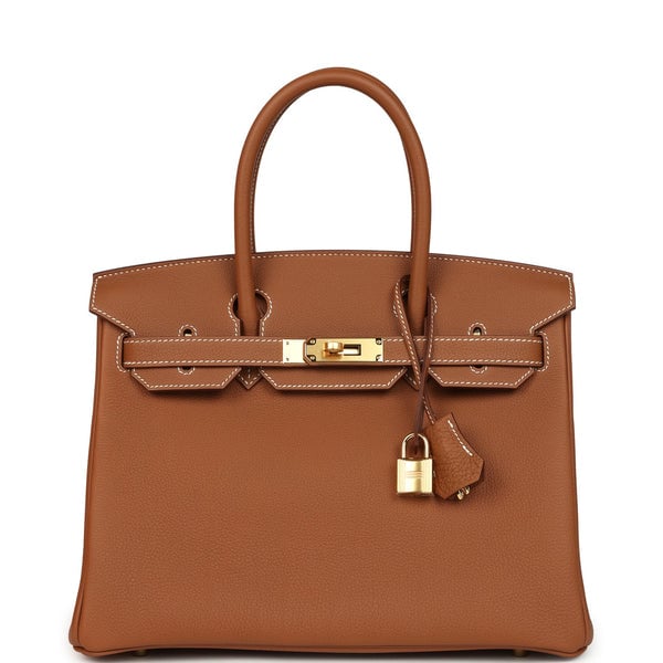 Hermes Hermes Birkin 30 Gold Togo Gold Hardware