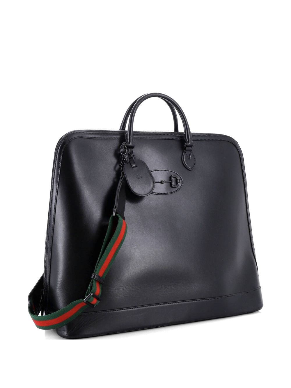 Horsebit 1955 Web Duffle Bag Leather Large travel bag