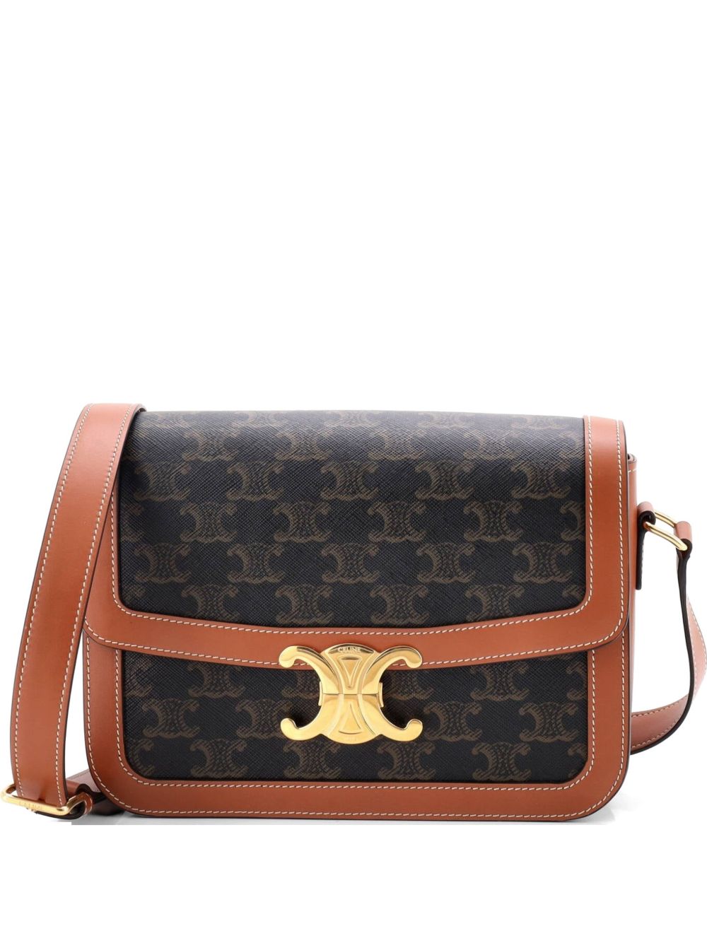 Triomphe Triomphe Coated Canvas Medium shoulder bag