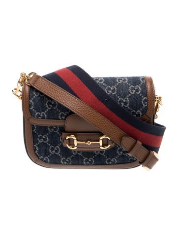 GG Denim Horsebit 19 Mini