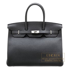 Hermes Hermes Birkin bag 35 Black Togo leather Silver hardware