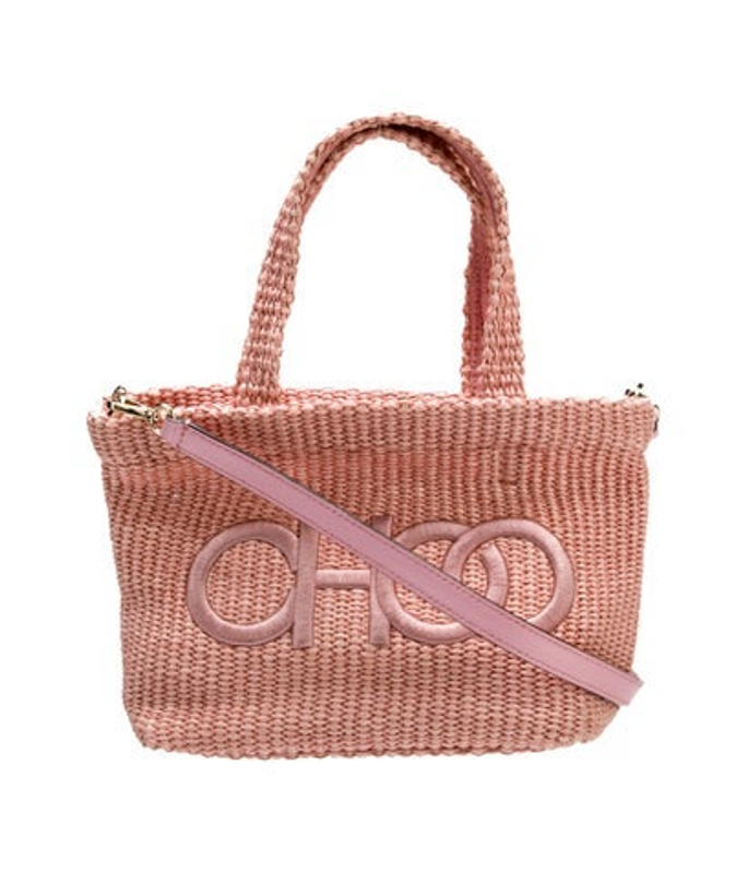Jimmy Choo Choo Raffia Crossbody Bag