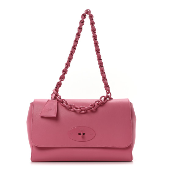 Mulberry Classic Grain Medium Lily Flap Geranium Pink