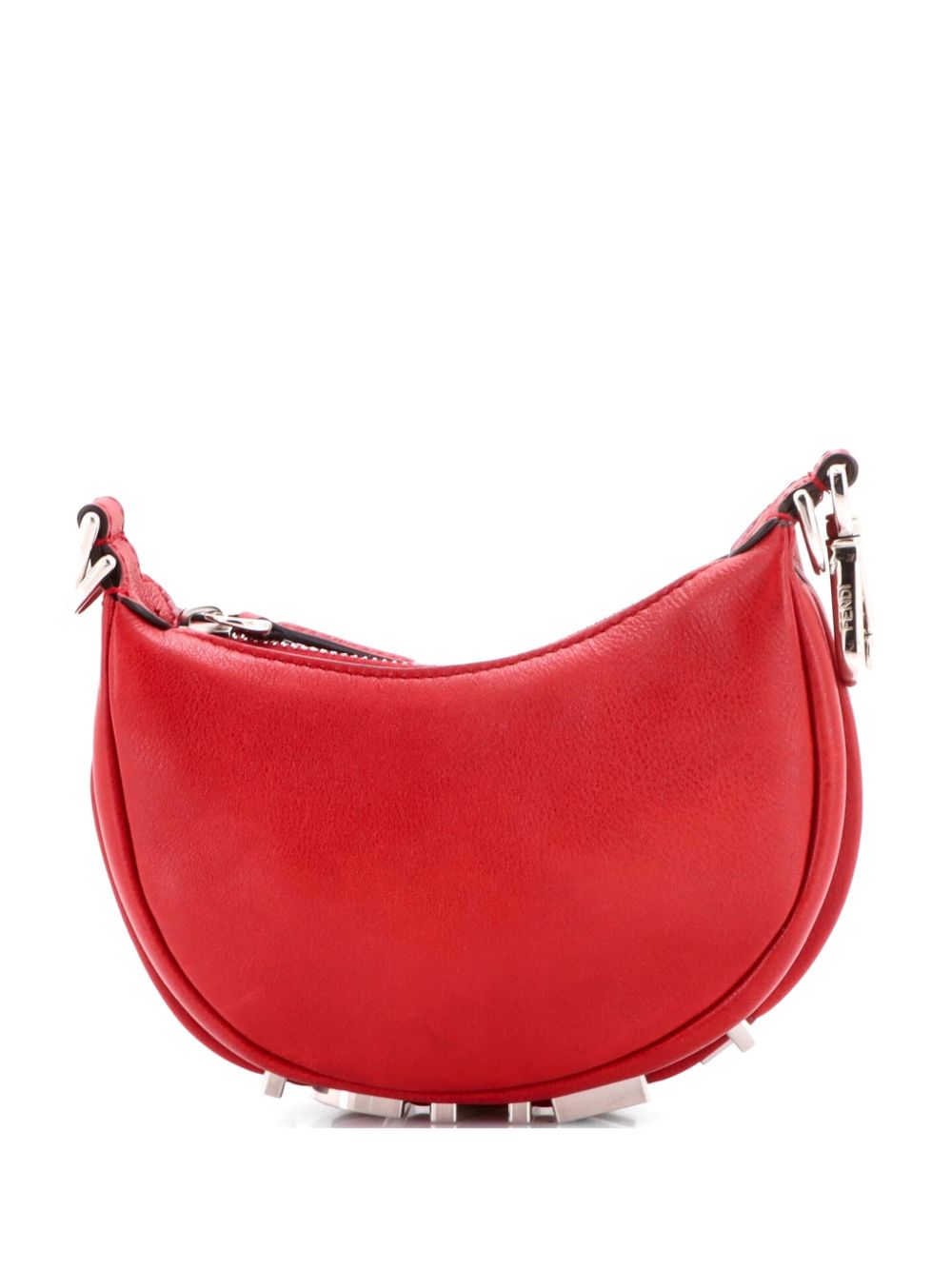 Fendigraphy Bag Leather Nano hobo bag