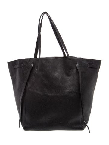 Leather Cabas Phantom w/Belt Medium