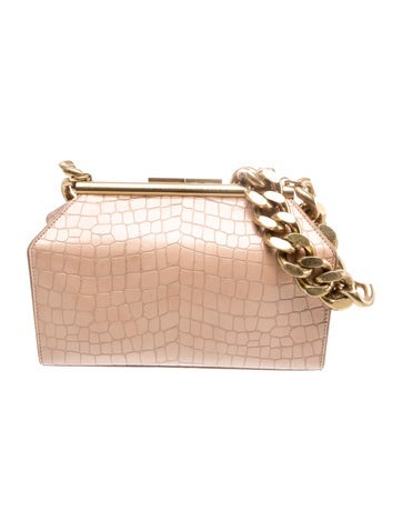 Embossed Leather Shoulder Bag
