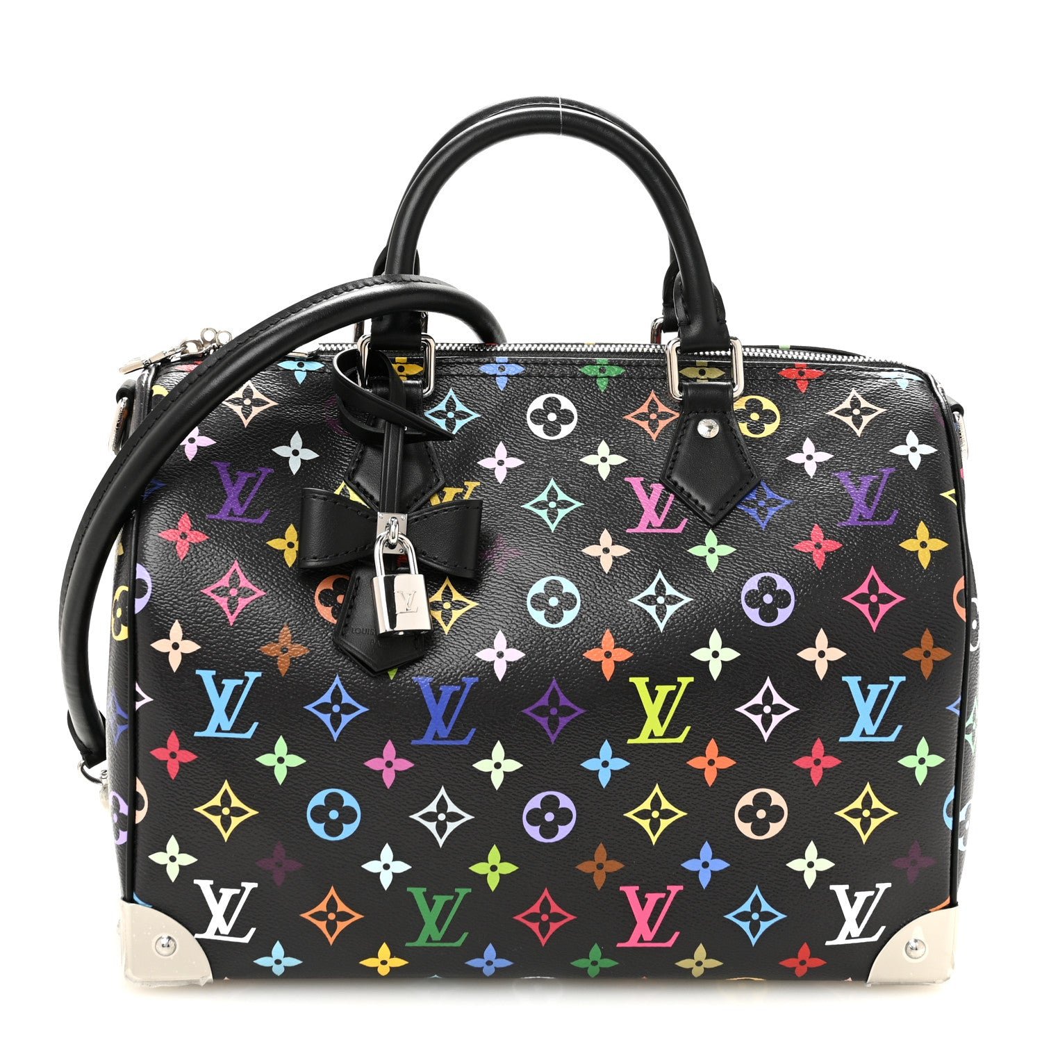 Louis Vuitton LV X TM Monogram Multicolor Speedy Soft 30 Black