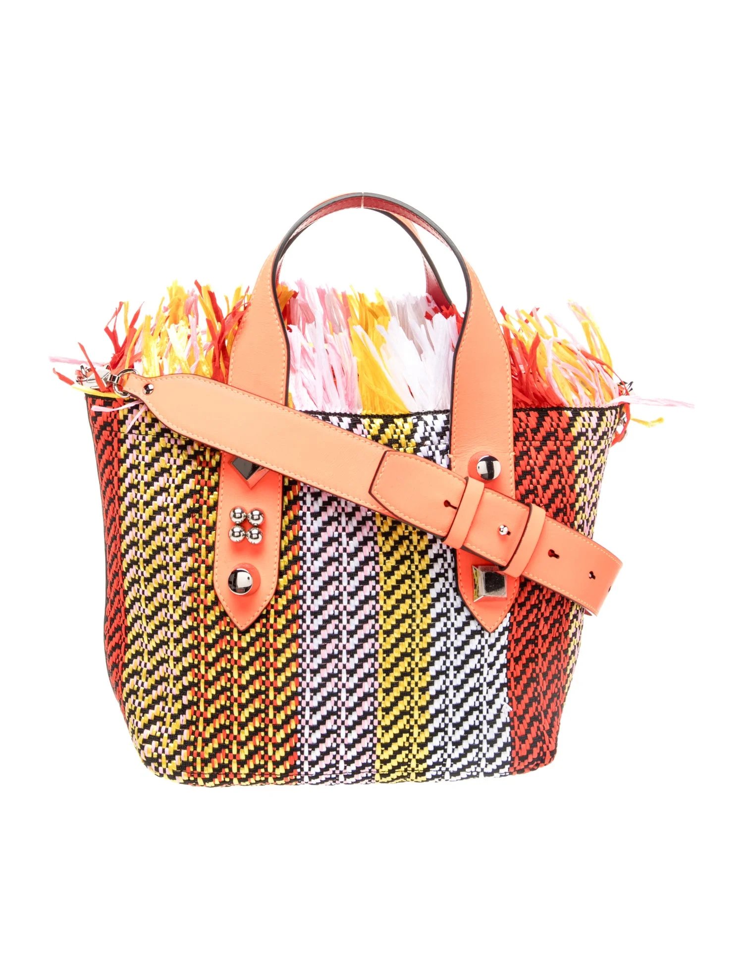 Straw Top Handle Bag