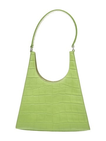 Embossed Leather Shoulder Bag w/ Tags