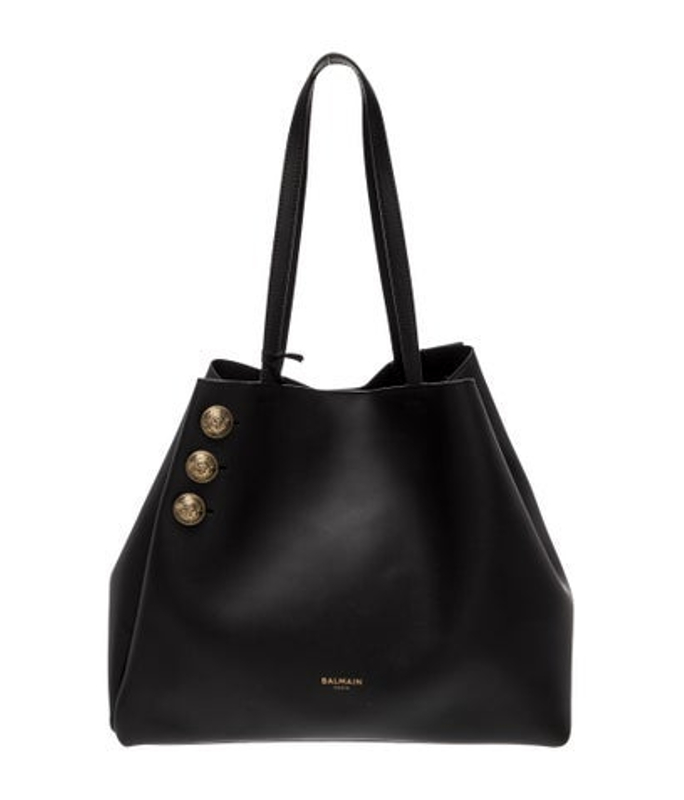 Balmain Leather Shoulder Bag