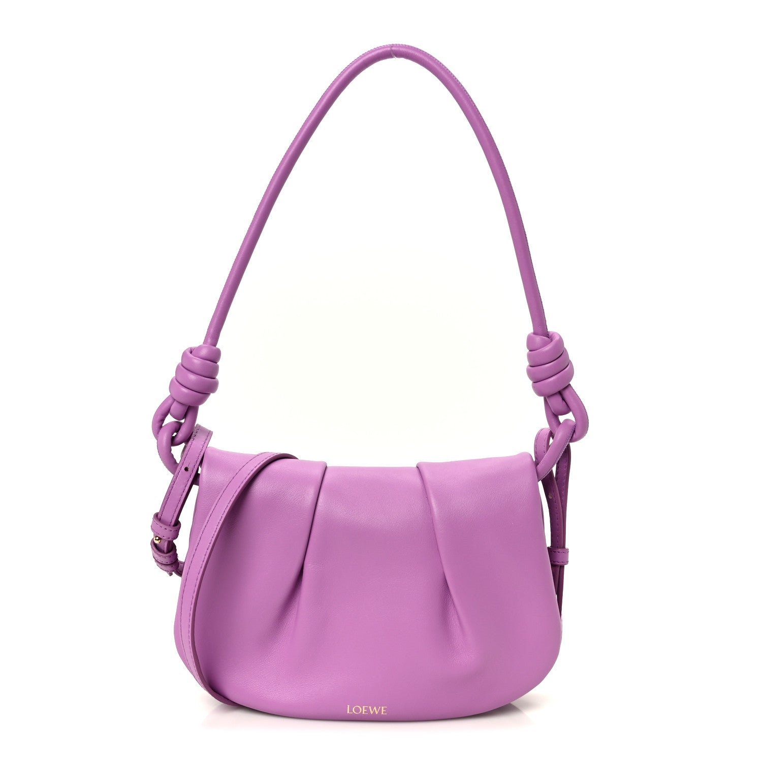 Loewe Shiny Nappa Calfskin Paseo Satchel Rockrose