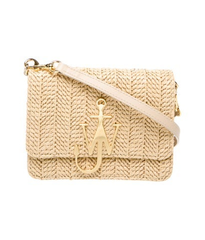 JW Anderson W Anderson Straw Crossbody Bag