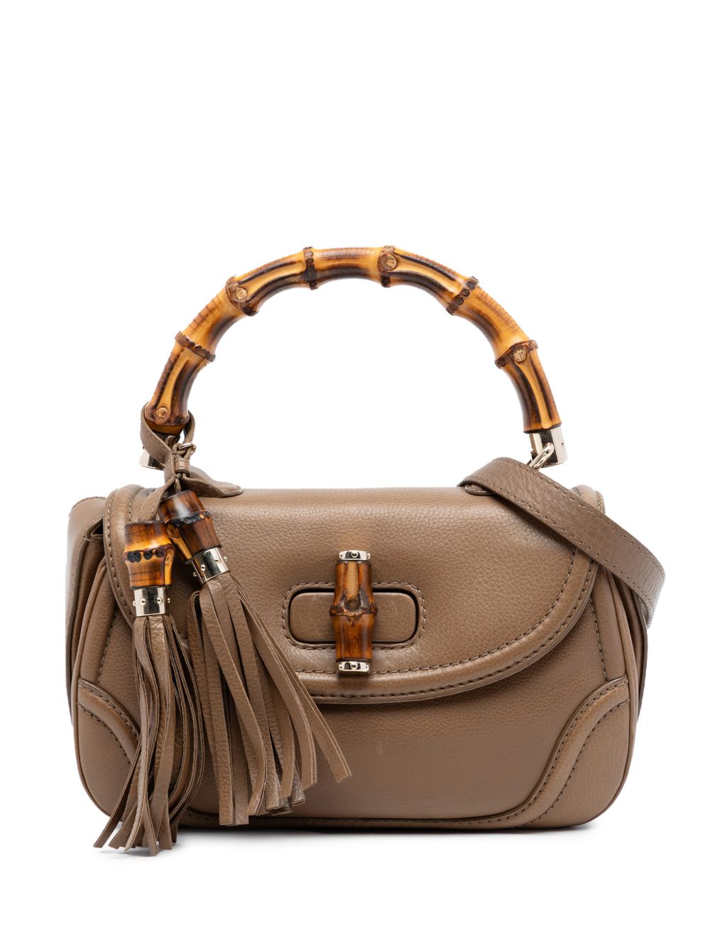 2016-2025 Medium Calfskin New Bamboo Top Handle Bag satchel