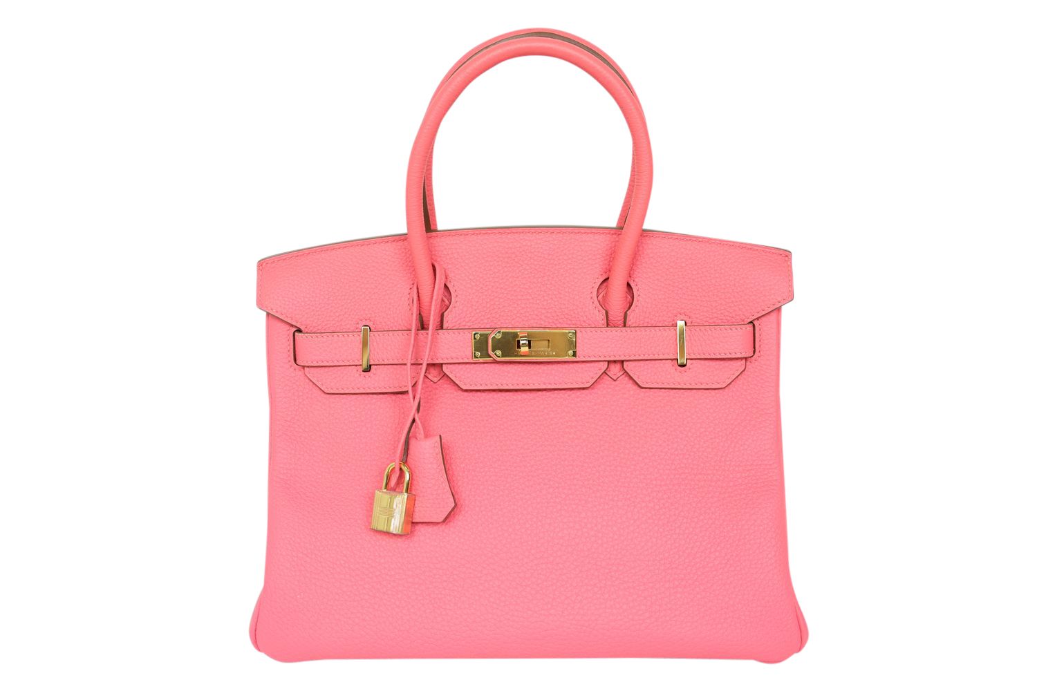 Hermes Hermes Birkin 30, Rose Lipstick Togo with Gold Hardware, Q Square 2013 Stamp, Preowned in Dustbag WA001