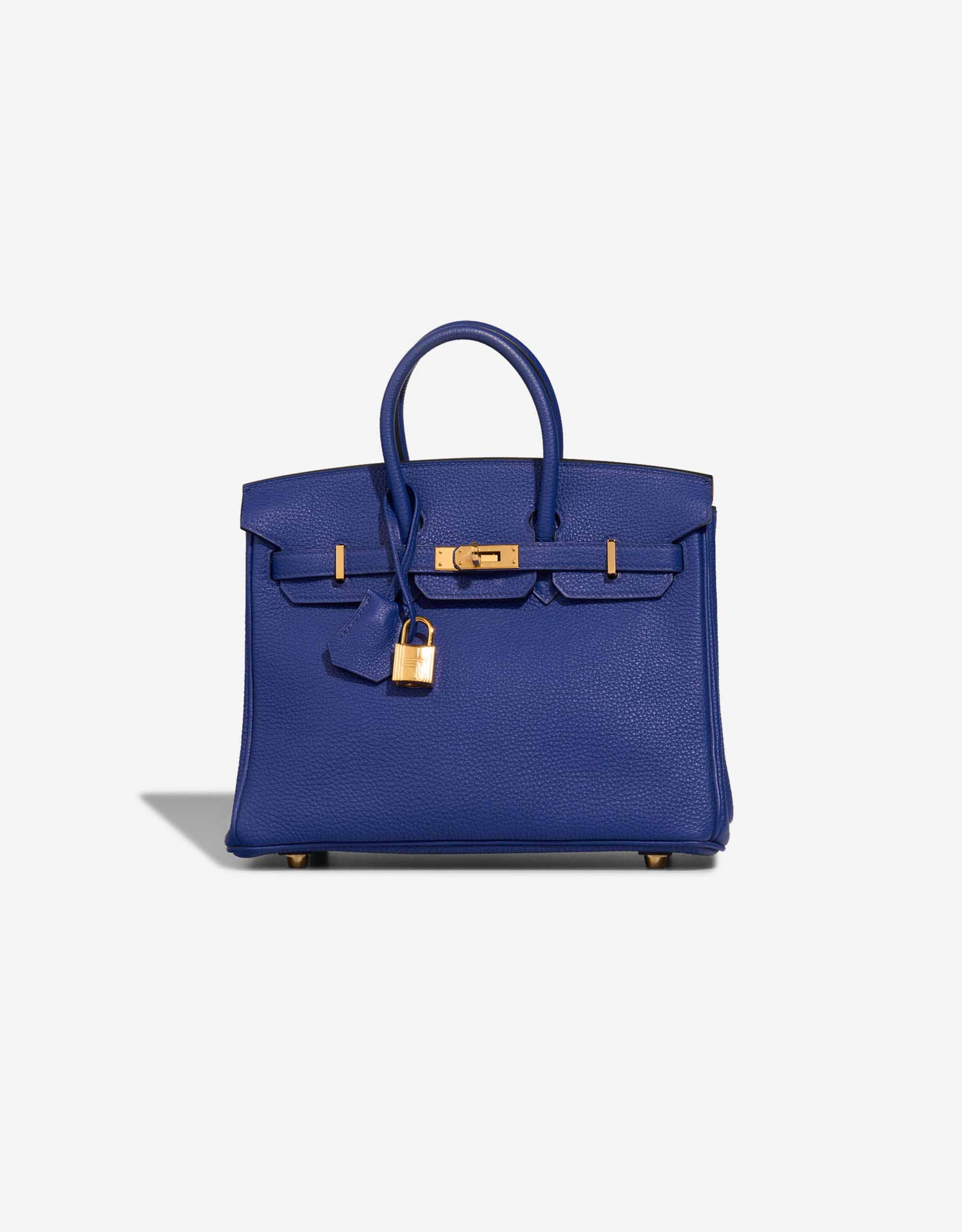 Hermes 
		Birkin 25 Togo Bleu Électrique    