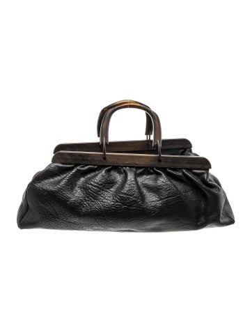 Leather Top Handle Bag