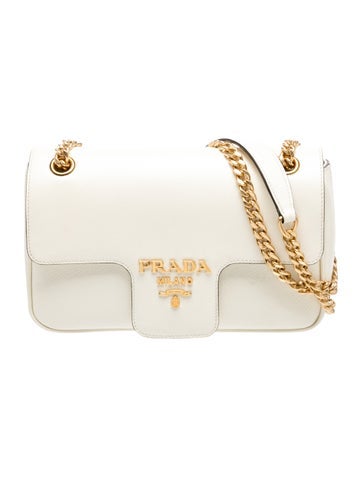 Saffiano Lux Leather Crossbody Bag