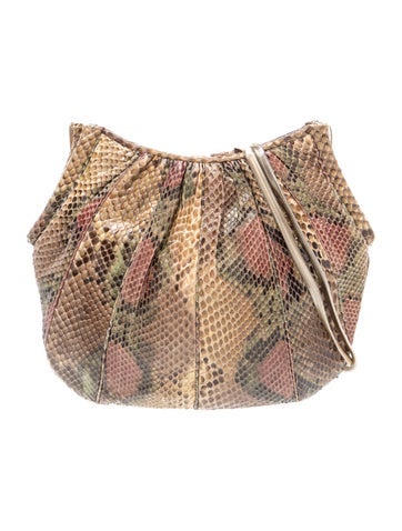 Judith Leiber Snakeskin Crossbody Bag