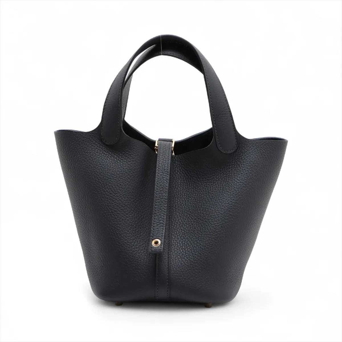 Hermès Picotin Lock 18 PM Taurillon Clemence Cavan Gold Metal Fittings