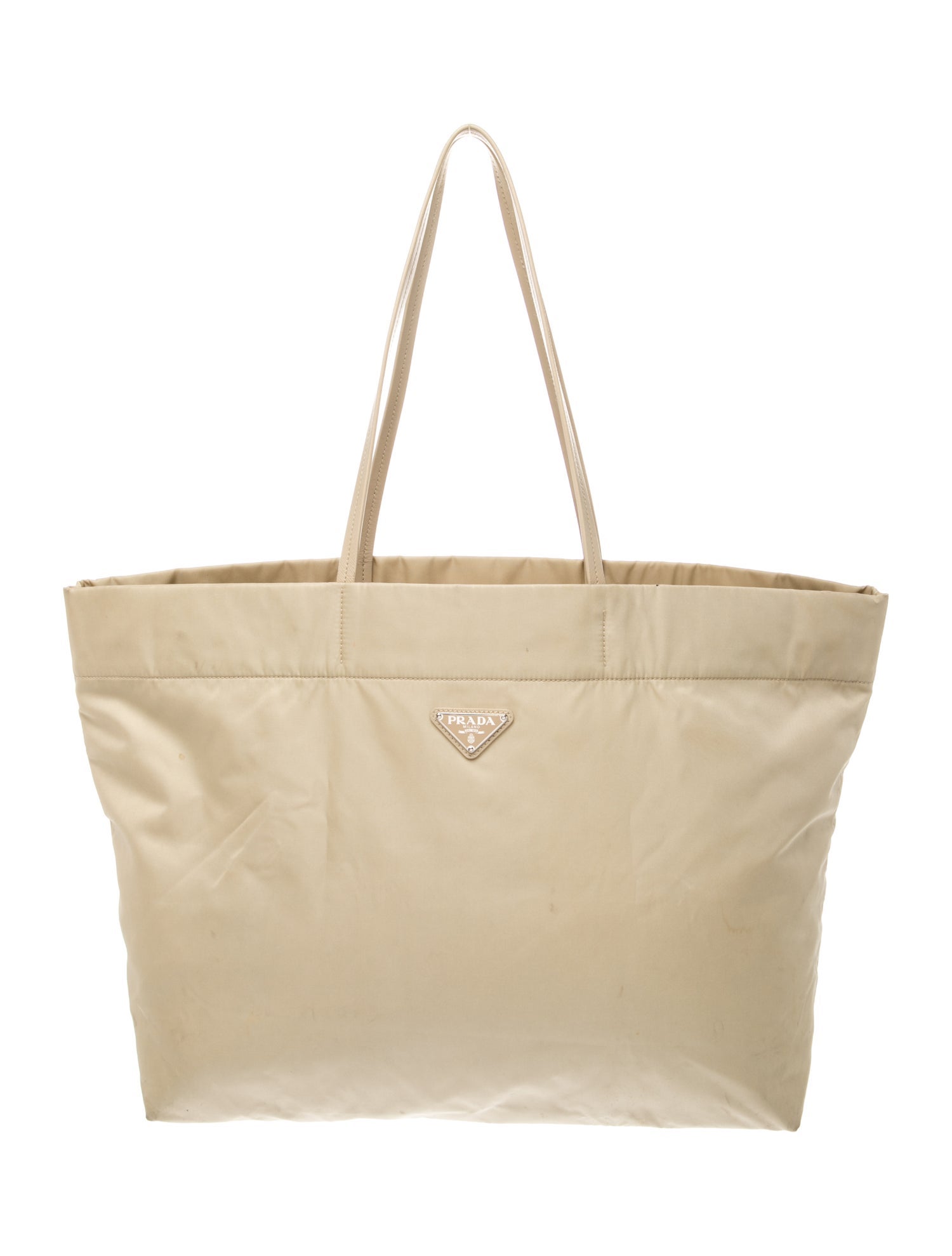 Enameled Metal Triangle Tote