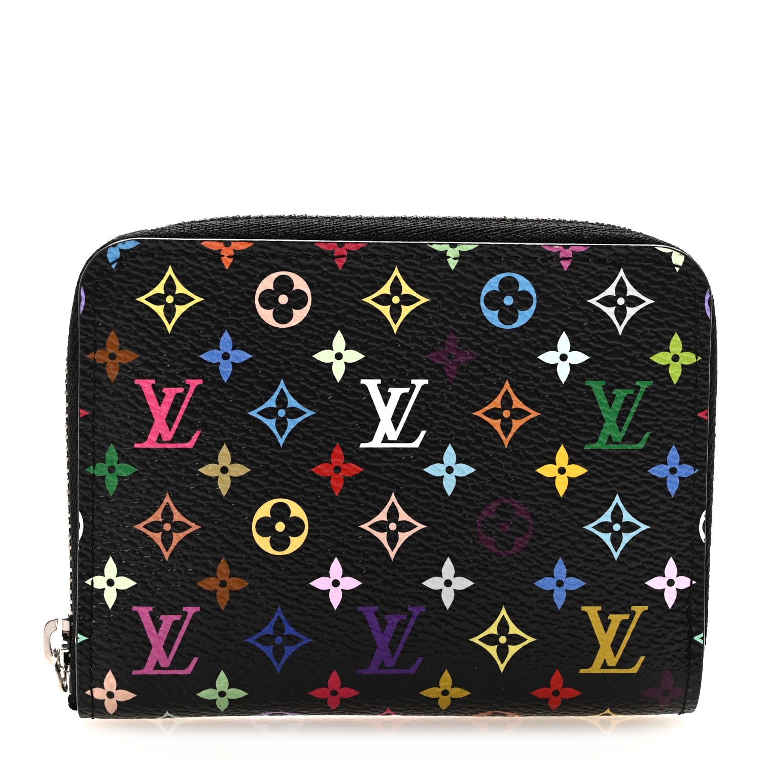 Louis Vuitton LV x TM Monogram Multicolor Zippy Coin Purse Black