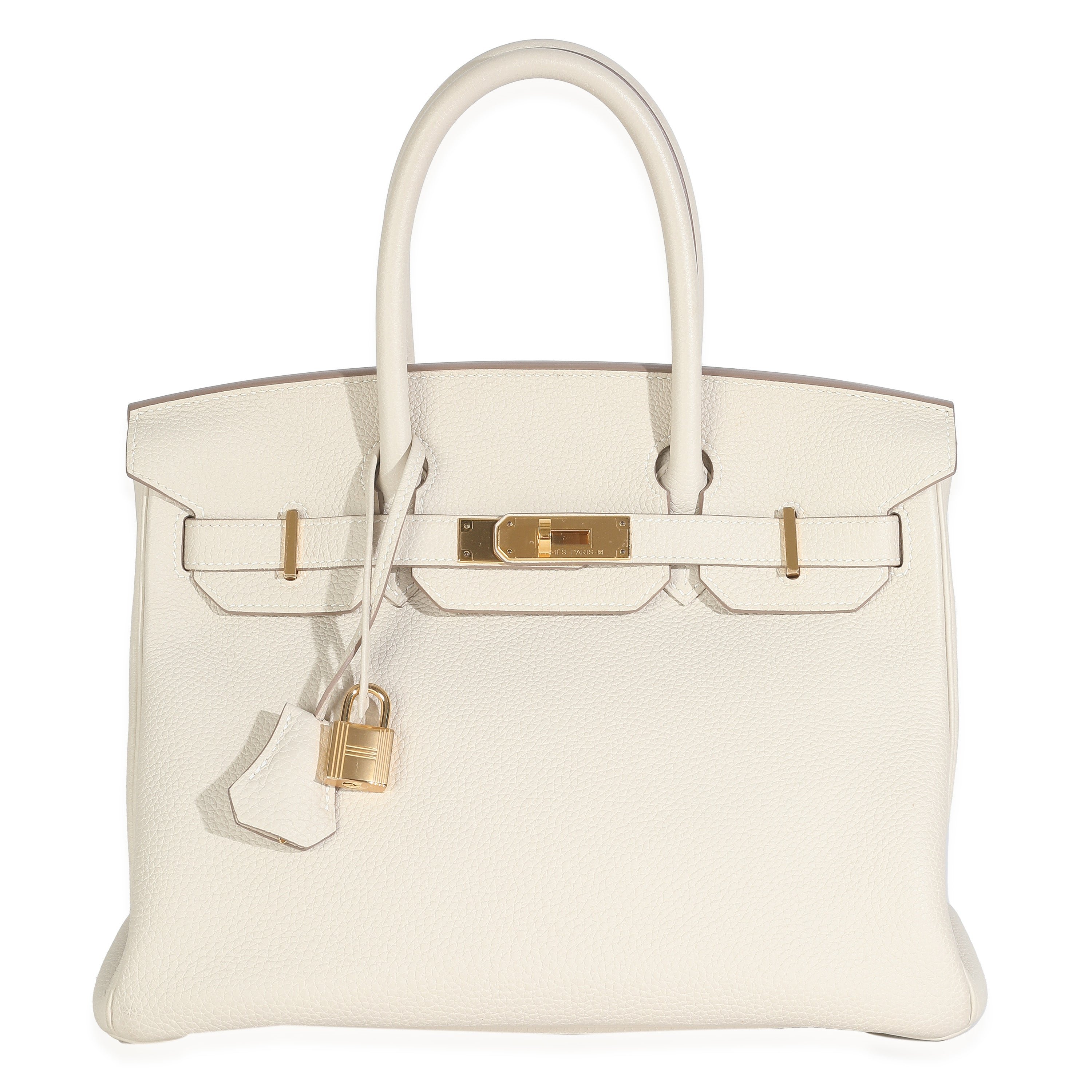 Hermes Craie Togo Birkin 30 GHW