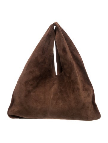 Suede Top Handle Bag