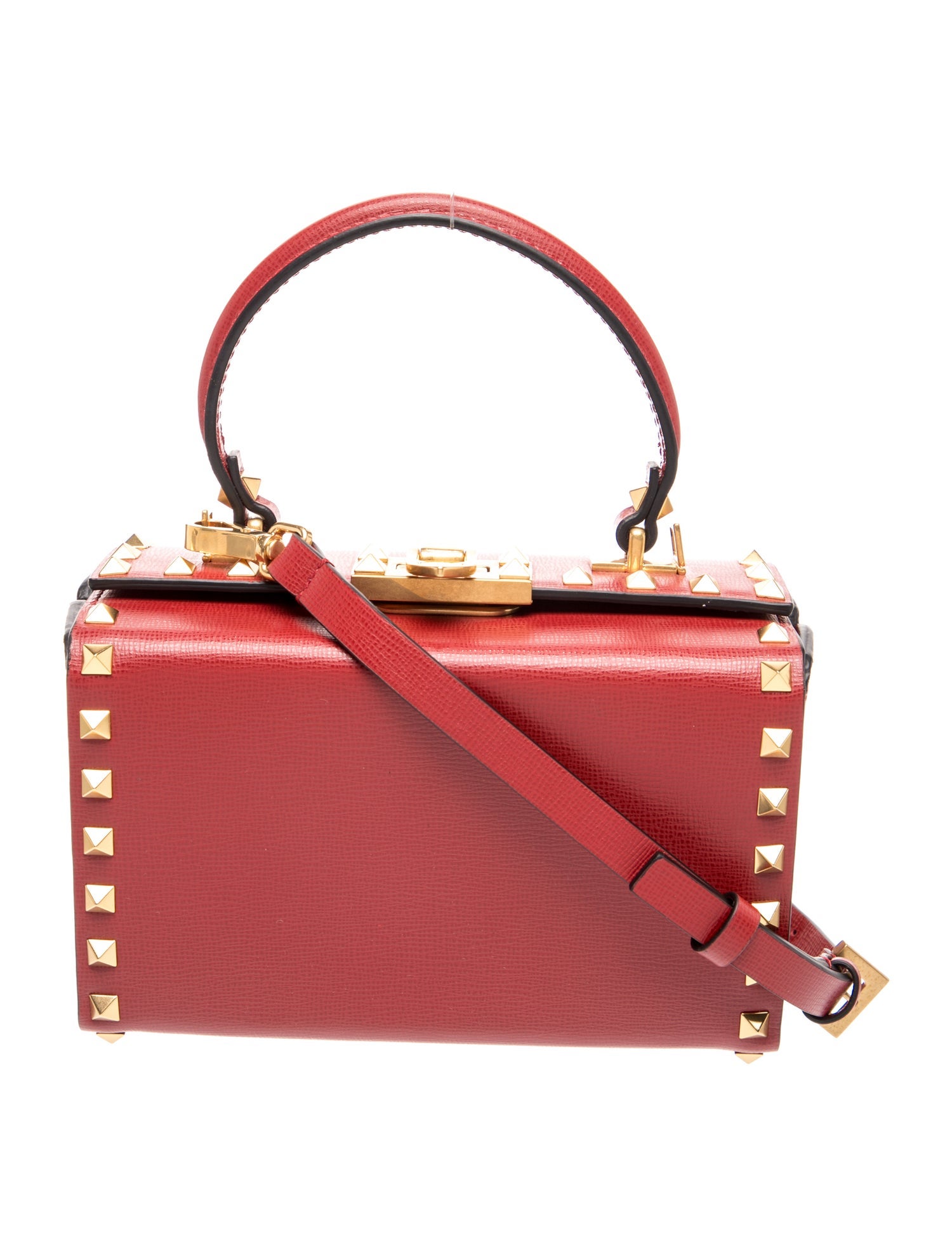 Rockstud Top Handle Bag