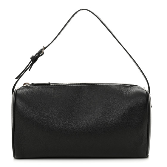 The Row Grained Calfskin 90's Bag Black