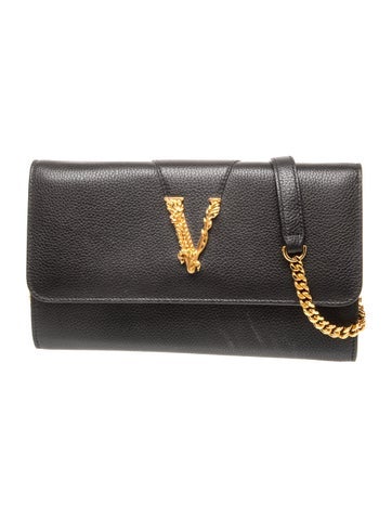 Versace Leather Clutch
