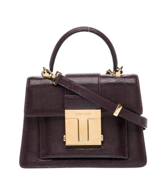 Tom Ford Ford Patent Leather Top Handle Bag