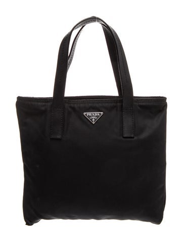 Vela Nylon Top Handle Bag Vintage