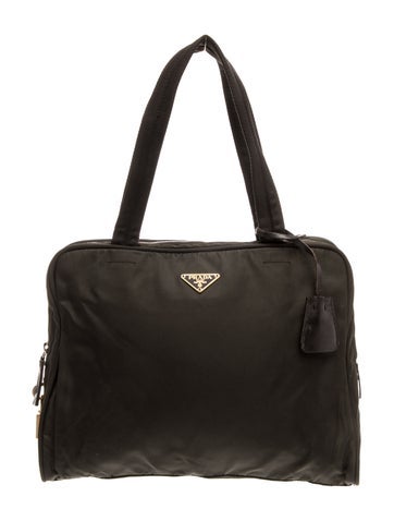 Enameled Metal Triangle Top Handle Bag
