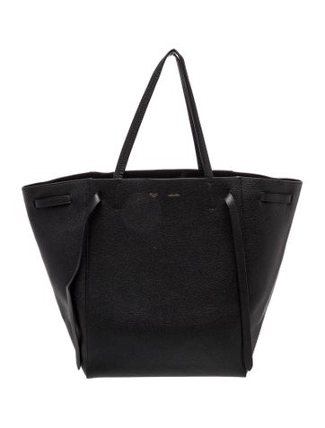 Leather Cabas Phantom w/Belt Large