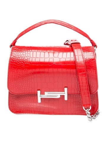 Tod's Embossed Leather Top Handle Bag