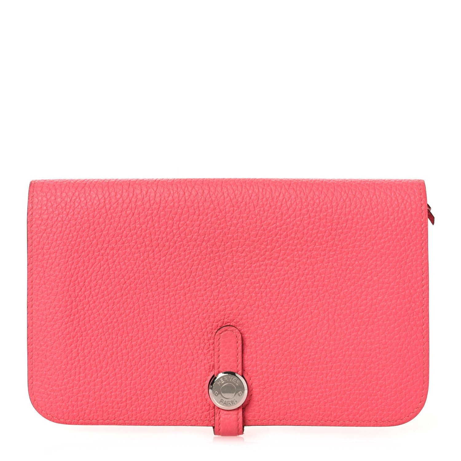 Hermes Togo Dogon Duo Wallet Rose Lipstick
