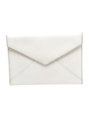Saffiano Leather Clutch