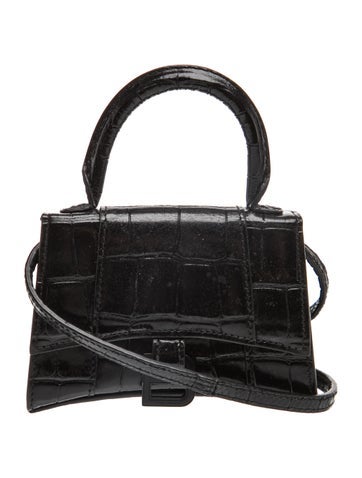 Embossed Leather Hourglass Mini