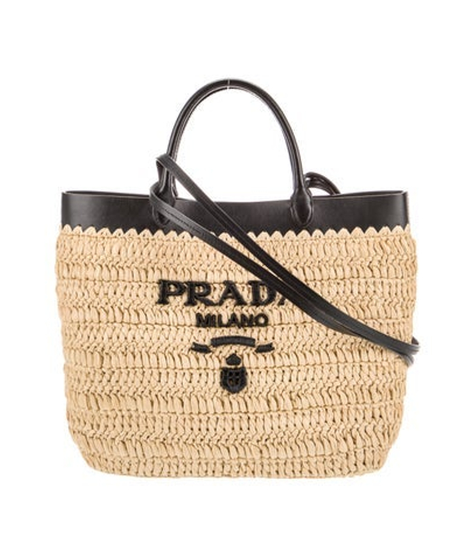 Prada Raffia Grass Tote
