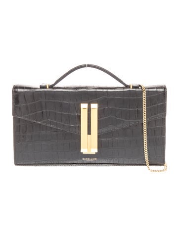 Embossed Leather Shoulder Bag