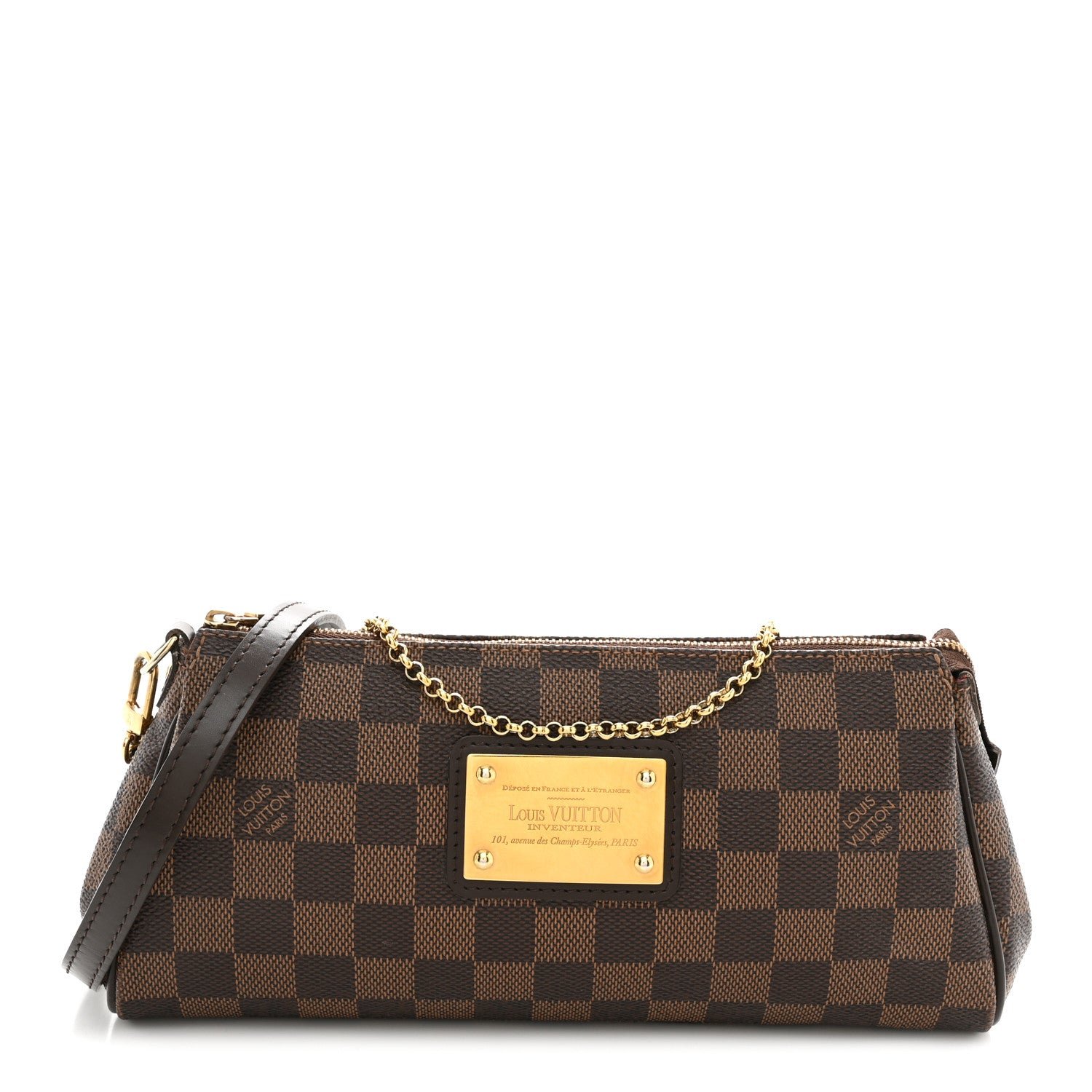 Louis Vuitton Damier Ebene Eva Clutch