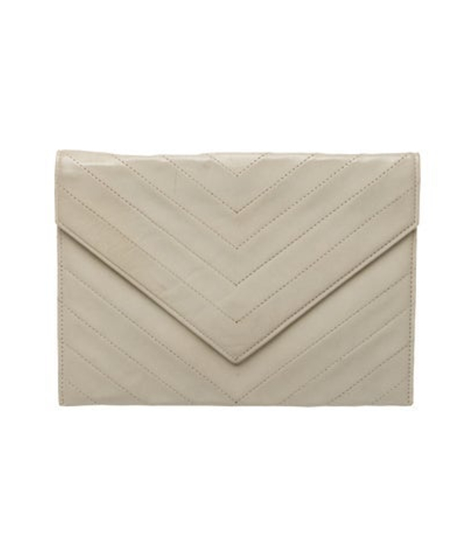 Saint Laurent Saint Laurent Leather Clutch Vintage